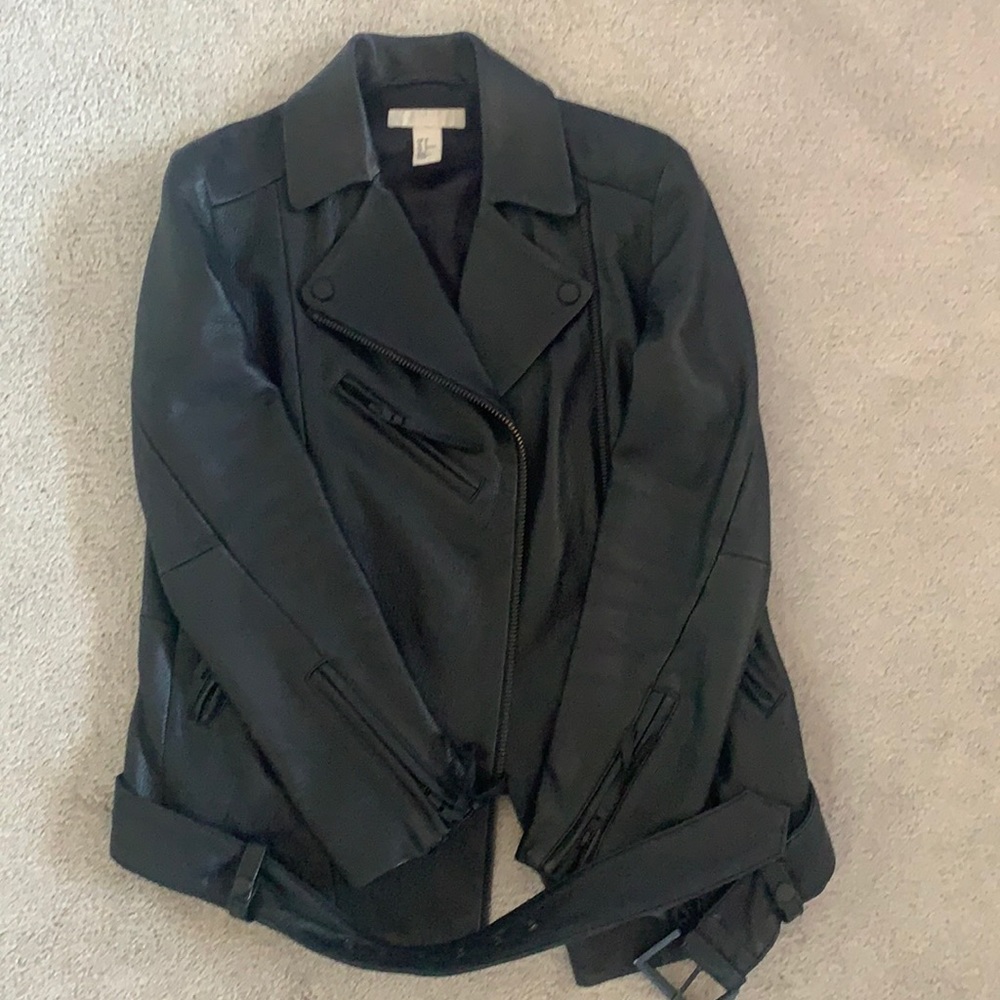 H&M leather jacket